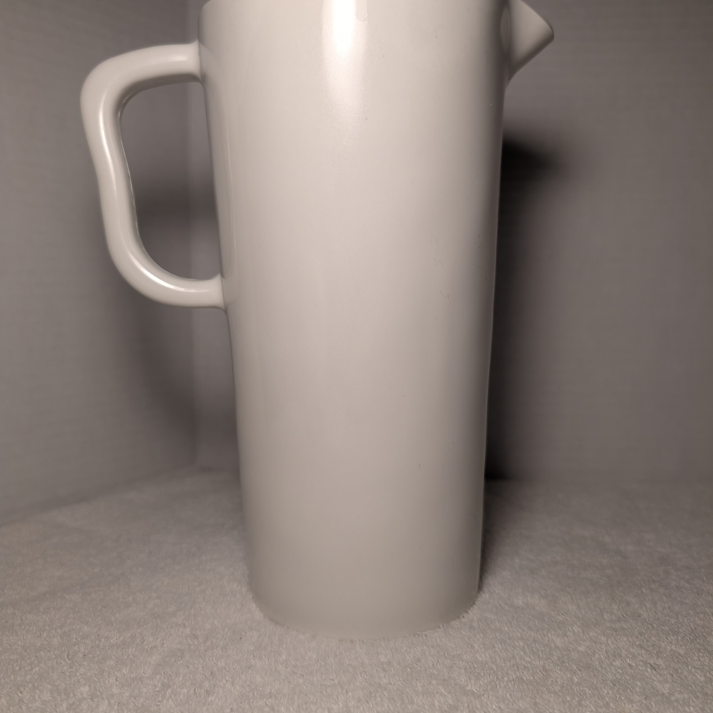 Rae Dunn White Ceramic Mug and Melamine Pitcher Set - Picture 4 of 15